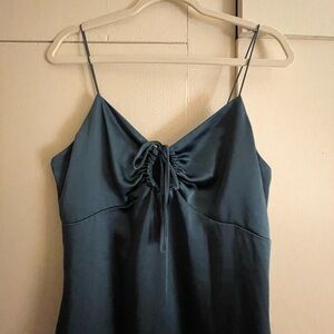 Teal Blue Homecoming Dress